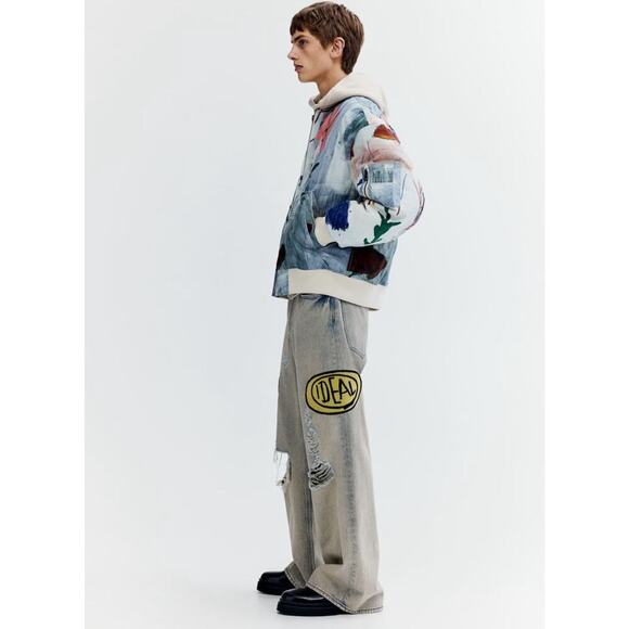 H&M x Basquiat x Ev&Tela Loose Fit Bomber Jacket - Picture 2 of 7